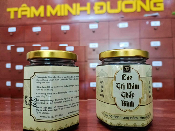 cao trị nám thầy bình