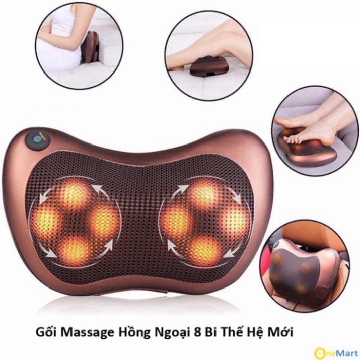 Sử dụng máy mát xa cổ dạng gối đa chức năng